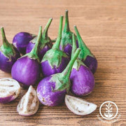 Eggplant Seeds - Round Mauve