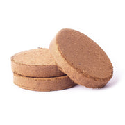 Compressed Coconut Coir Pucks - 100mm x 15 mm - Box of 150